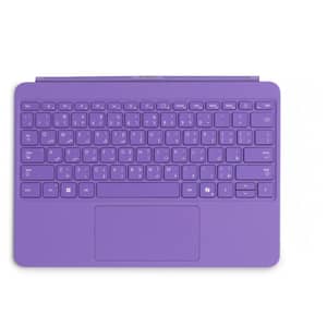 Microsoft Surface Pro Keyboard 12 Inch with Alcantara – Violet, English/Arabic Layout