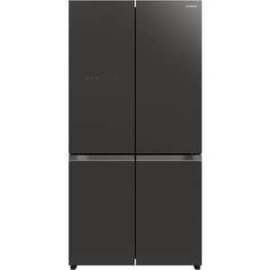 Hitachi French Door Bottom Freezer 569L Glass Mauve Grey - RWB720VUK04GBK