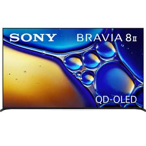 Sony Bravia 8 II 65" QD OLED 4K HDR Google Television (2025 Model) - K65XR80M2