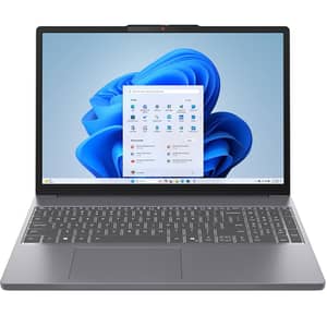 Lenovo IdeaPad Slim 3 15IRH10 (2025) Laptop - 13th Gen / Intel Core i5-13420H / 15.3inch WUXGA / 512GB SSD / 16GB RAM / Shared Intel UHD Graphics / Windows 11 Home / English & Arabic Keyboard / Luna Grey / Middle East Version - [83K100GDAX]