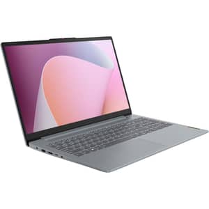 Lenovo Ideapad Slim 3 15ABR8 (2025) Laptop - AMD Ryzen 7-7730U / 15.6inch FHD / 512GB SSD / 16GB RAM / Shared AMD Radeon Graphics / Windows 11 Home / English & Arabic Keyboard / Arctic Grey / Middle East Version - [82XM00XRAX]