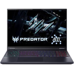 Acer Predator Helios Neo 16 AI Gaming (2025) Laptop - 2nd Series / Intel Core Ultra 9-275HX / 16inch WQXGA / 1TB SSD / 16GB RAM / 8GB NVIDIA GEForce RTX 5060 / Windows 11 Home / English & Arabic Keyboard / Black / Middle East Version - [PHN16-73-922P]