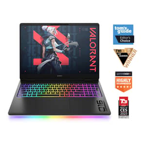 HP Omen Max Gaming (2025) Laptop - 24GB NVIDIA GeForce RTX 5090 Graphics / 2nd Series / Intel Core Ultra 9-275HX / 16inch WQXGA / 2TB SSD / 64GB RAM / Windows 11 Home / English & Arabic Keyboard / Shadow Black Aluminum / -[16-AH001