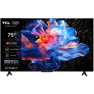 TCL 75inch LED 4K Ultra HD Google Television (2025 Model) - 75P61K