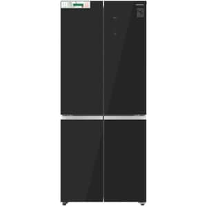 Daewoo French Door Refrigerator 519L Black - FR-640B4DI