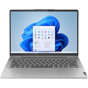 Lenovo IdeaPad Flex 5 14ABR8 2-in-1 Convertible (2025) Laptop - AMD Ryzen 5-5625U / 14inch WUXGA / 1TB SSD / 16GB RAM / Shared AMD Radeon Graphics / Windows 11 Home / En & Ar Keyboard / Touch Display / Arctic Grey / -