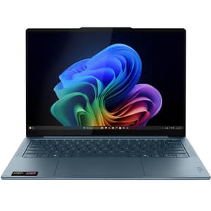 Lenovo Yoga Slim 7 14AKP10 (2025) Copilot+ PC - AMD Ryzen AI 7 350 / 14inch WUXGA / 1TB SSD / 32GB RAM / Shared AMD Radeon 860M Graphics / Windows 11 Home / English & Arabic Keyboard / Tidal Teal / Middle East Version - [83JY002BAX]