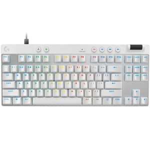 Logitech Pro X TKL Rapid Gaming Keyboard White - 920-013242