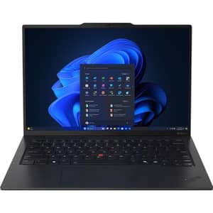 Lenovo ThinkPad X1 Carbon Gen 13 Aura Edition (2025) AI PC - 2nd Series / Intel Core Ultra 7-265U / 14inch WUXGA / 1TB SSD / 64GB RAM / Shared Intel Graphics / Windows 11 Pro / English & Arabic Keyboard / Black / Middle East Version - [21NX000RGR]