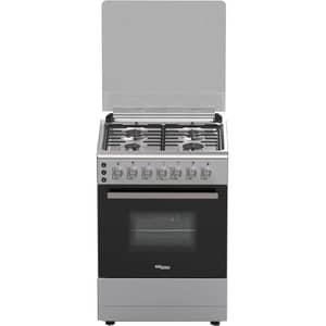 Super General Free Standing 4 Burners Gas Cooker 60cm Black/Stainless Steel - SGC6170MSFS