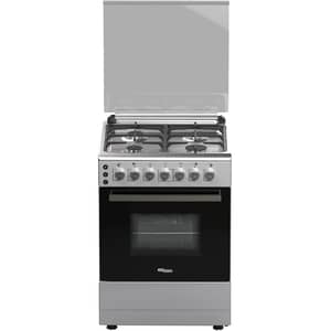 Super General Free Standing 4 Burners Gas Cooker 60cm Black/Stainless Steel - SGC6175MSFS