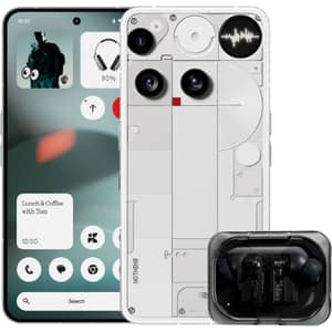 Nothing Phone (3) - Snapdragon 8s Gen 4 Smartphone with 50 MP Triple Rear Camera system, 24 Hour Silicon Carbon Long Lasting Battery, 6.67