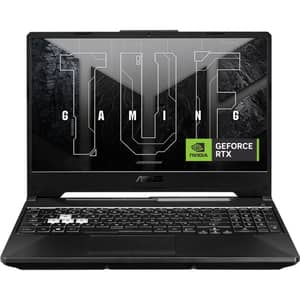 Asus TUF A15 Gaming (2025) Laptop - AMD Ryzen 7-7445HS / 15.6inch FHD / 512GB SSD / 16GB RAM / 4GB NVIDIA GeForce RTX 3050 Graphics / Windows 11 Home / English & Arabic Keyboard / Graphite Black / Middle East Version - [FA506NCG-B165W]