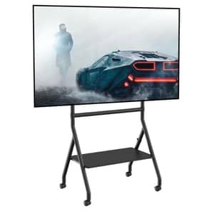 BEETEC Mobile TV Stand 32–86 Inch TV Screens, VESA 600x400mm, Black TF-RG9B