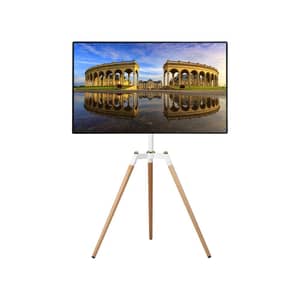 BEETEC Tripod TV Floor Stand 32–65 Inch Flat Screen TVs, VESA 600x400mm, White TF-FS109W