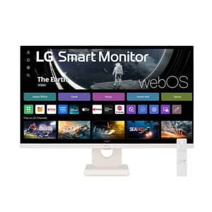 LG Monitor 27" Flat, FHD, IPS Panel, 100 Hz, Wireless, Smart (27U511SA-W)