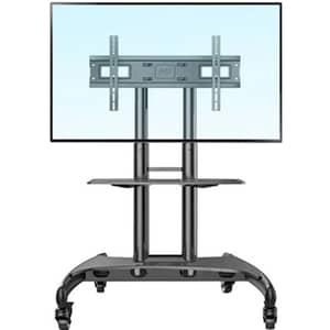 North Bayou Ergonomic Mobile TV Stand for 32-75Inch - NBER-AVA1500-60-1P