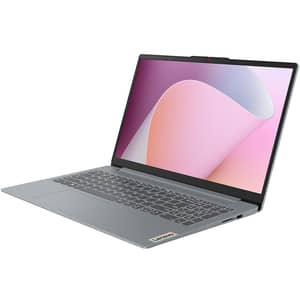 Lenovo IdeaPad Slim 3 15AMN8 (2025) Laptop - AMD Ryzen 3-7320U / 15.6inch FHD / 512GB SSD / 8GB RAM / Shared AMD Radeon 610M Graphics / Windows 11 Home / English & Arabic Keyboard / Arctic Grey / Middle East Version - [82XQ00QAAX]