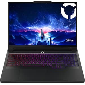 Lenovo Legion Pro 7 16IAX10H Gaming (2025) Laptop - Intel Core Ultra 9-275HX / 16inch WQXGA / 2TB SSD / 64GB RAM / 16GB NVIDIA GeForce RTX 5080 Graphics / Windows 11 Home / English & Arabic Keyboard / Eclipse Black / Middle East Version - [83F5001SAX]
