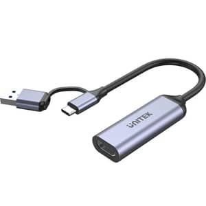 Unitek HDMI to USB-C/A Video Capture Card Space Gray - V1167A