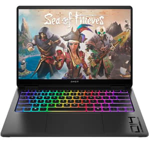 HP Omen Transcend Gaming (2025) Laptop - 2nd Series / Intel Core Ultra 9-285H / 14inch 3K / 1TB SSD / 32GB RAM / 8GB NVIDIA GeForce RTX 5070 Graphics / Windows 11 Home / English & Arabic Keyboard / Shadow Black / Middle East Version - [14-FB1002NE]