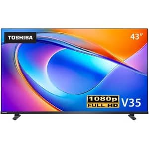 تلفزيون توشيبا V35RP الذكي بشاشة LED دقة Full HD ومقاس 43 بوصة (موديل 2025) 43V35RP