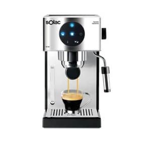 Solac Espresso Coffee Machine, 1050 Watt, Silver - CE4553