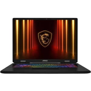 MSI Crosshair 17 HX AI D2XWGKG Gaming (2025) Laptop - 2nd Series / Intel Core Ultra 9-275HX / 17inch QHD+ / 1TB SSD / 32GB RAM / 8GB NVIDIA GeForce RTX 5070 / Windows 11 Home / English & Arabic Keyboard / Grey / Middle East Version - [9S7-17T423-051]