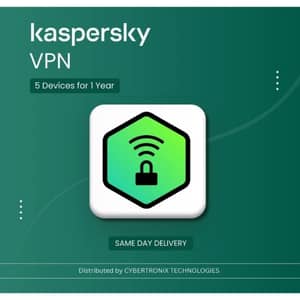Kaspersky VPN 5 Devices 1 Year - KAS-VPN5-C4D5