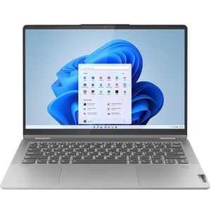 Lenovo IdeaPad Flex 5 14ABR8 2-in-1 Convertible (2025) - AMD Ryzen 7-7730U / 14inch WUXGA / 1TB SSD / 16GB RAM / Shared AMD Radeon Graphics / Windows 11 Home / English & Arabic Keyboard / Arctic Grey / Middle East Version - [82XX00ABAX]