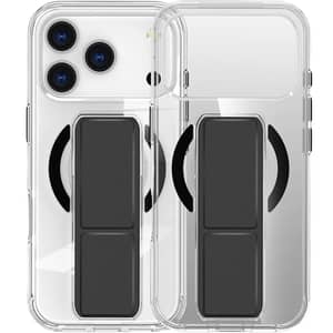 FITIT MagSafe Clear Kickstand Case for iPhone 17 Promax, Black