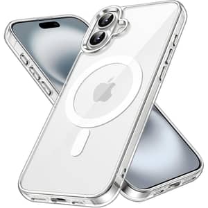 FITIT Clear MagSafe Case for iPhone 17 – Transparent Shockproof Protective Cover with Magnetic Ring