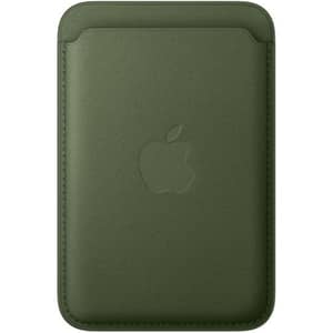 محفظة أبل مصنوعة من نسيج محبوك لون أخضر مائي داكن MGH74ZM/A