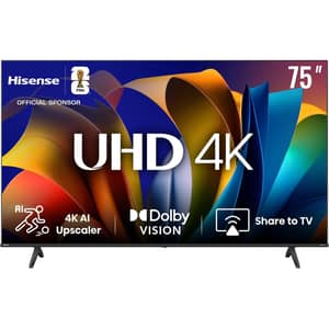 Hisense 75" 4K UHD Smart Television - 75E6N (2024 Model)