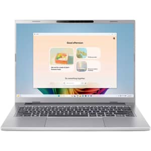 Acer Aspire 14 AI (2025) Copilot+ PC - 2nd Series / Intel Core Ultra 7-256V / 14inch WUXGA / 1TB SSD / 16GB RAM / Shared Graphics / Windows 11 Home / English & Arabic Keyboard / Iron / -