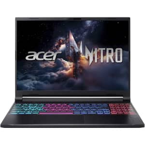 Acer V16 Slim Gaming (2025) Laptop - 2nd Series / Intel Core 9-270H / 16inch WQXGA / 1TB SSD / 16GB RAM / 8GB NVIDIA GeForce RTX 5070 Graphics / Windows 11 Home / English & Arabic Keyboard / Obsidian Black / Middle East Version - [ANV16S-71-99T7]