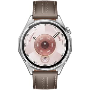 Huawei Watch GT 6 Atum Leather Strap Smartwatch 46mm Grey
