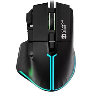 Canyon Fortnax Wired Mouse Black - CND-SGM636B