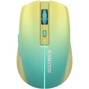 Canyon Rechargeable Wireless Mouse Yellow Blue - CNS-CMSW44UA