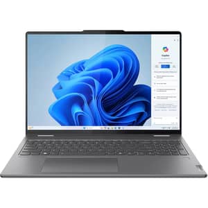 Lenovo Yoga 7 16IML9 2-in-1 Convertible (2023) Laptop - 1st Series / Intel Core Ultra 7-155U / 16inch WUXGA / 512GB SSD / 16GB RAM / Shared Intel Graphics / Windows 11 / English Keyboard / Storm Grey / -Customized