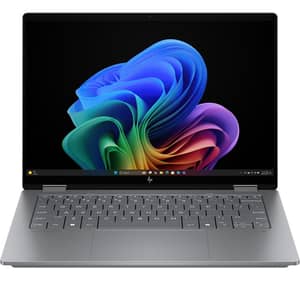 HP OmniBook X Flip 2-in-1 Convertible (2025) Laptop - AMD Ryzen AI 7-350 / 14inch 3K / 1TB SSD / 24GB RAM / Shared AMD Radeon 860M Graphics / Windows 11 Home / English& Arabic Keyboard / Meteorite Silver / -