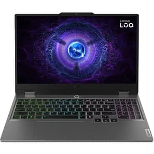Lenovo LOQ 15IRX9 Gaming (2024) Laptop - 13th Gen / Intel Core i7-13650HX / 15.6inch FHD / 512GB SSD / 32GB RAM / 6GB NVIDIA GeForce RTX 4050 Graphics / Windows 11 Home / English & Arabic Keyboard / Luna Grey / Middle East Version - [83DV01CNAX]