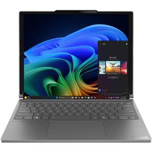 Lenovo ThinkBook Plus G6 Rollable (2025) Copilot+ PC - 2nd Series / Intel Core Ultra 7-258V / 14inch / 1TB SSD / 32GB RAM / Shared Intel Arc 140V Graphics / Windows 11 Pro / English & Arabic Keyboard / Luna Grey / Middle East Version - [21TR000BGR]
