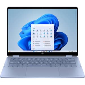 HP Omnibook 5 Flip (2025) 2-in-1 Laptop - 1st Series / Intel Core 5-120U / 14inch 2K / 1TB SSD / 16GB RAM / Shared Intel Graphics / Windows 11 Home / English & Arabic Keyboard / Sky Blue / -