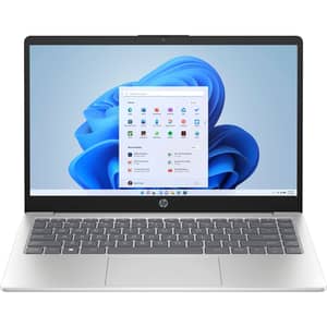 HP (2025) Laptop - 1st Series / Intel Core Ultra 5-125H / 14inch FHD / 512 GB SSD / 24 GB RAM / Shared Intel Arc Graphics / Windows 11 Home / English & Arabic Keyboard / Natural Silver / -