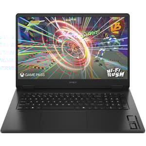 HP Omen Gaming (2025) Laptop - AMD Ryzen AI 9-365 / 17.3inch QHD / 1TB SSD / 32GB RAM / 8GB NVIDIA GeForce RTX 5070 Graphics / Windows 11 Home / English & Arabic Keyboard / Shadow Black / Middle East version - [17-DB1000NE]