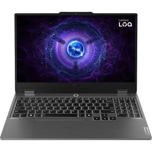Lenovo LOQ 15IRX9 (2023) Laptop - 13th Gen / Intel Core i7-13650HX / 15.6inch FHD / 1TB SSD / 24GB RAM / 6GB NVIDIA GeForce RTX 4050 / Windows 11 / Englisg & Arabic Keyboard / Luna Grey / -