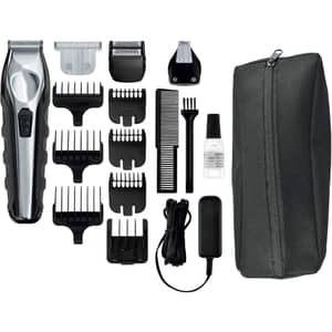 Wahl Multi-Purpose Grooming Kit with Self-Sharpening Precision Blades & 3-Hour Runtime - Steel/ Black - 2 Years Warranty- 9888-1216