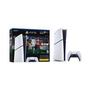 Sony PlayStation 5 Console (Digital Version) White - Middle East Version + EA FC 26 Voucher