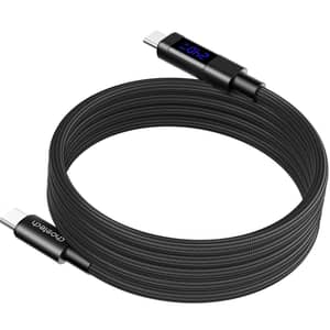 Choetech Digital Display Magnet USB-C Cable 1.8m Black - XCC-1061